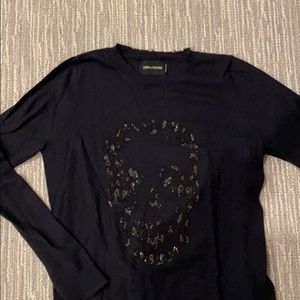 Cashmere Zadig and Voltaire Skull Sweater